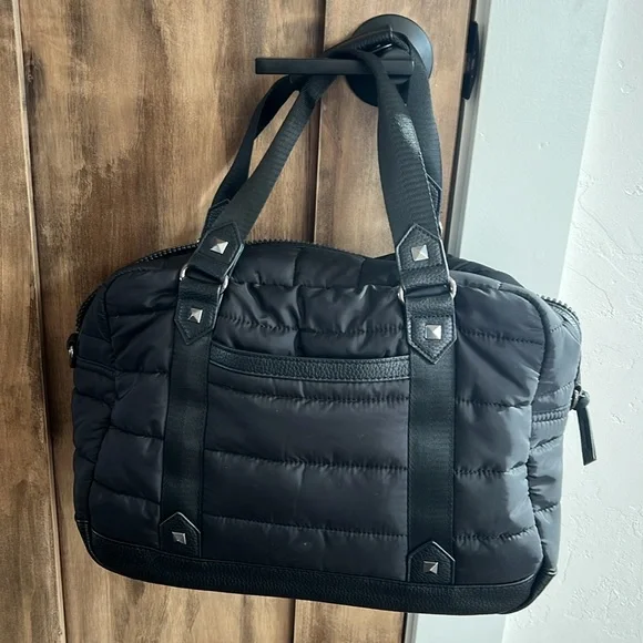 CYNTHIA ROWLEY Nylon Medium Channel Weekender